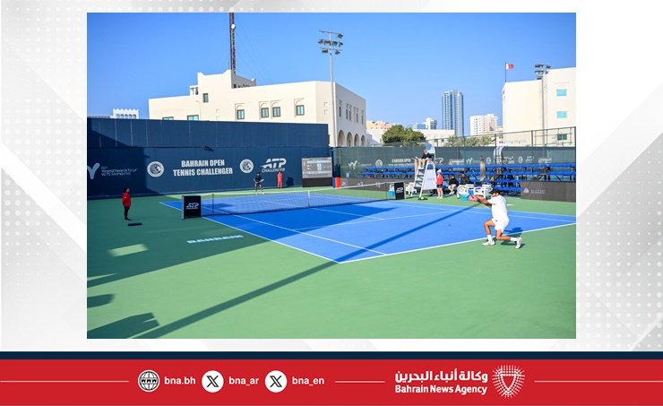 انطلاقة قوية ومباريات مثيرة في افتتاح النسخة الخامسة من بطولة البحرين المفتوحة ATP تشالنجر للتنس